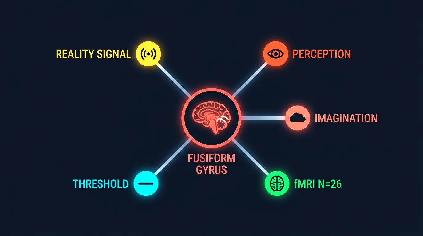 The fusiform gyrus reality signal discovery