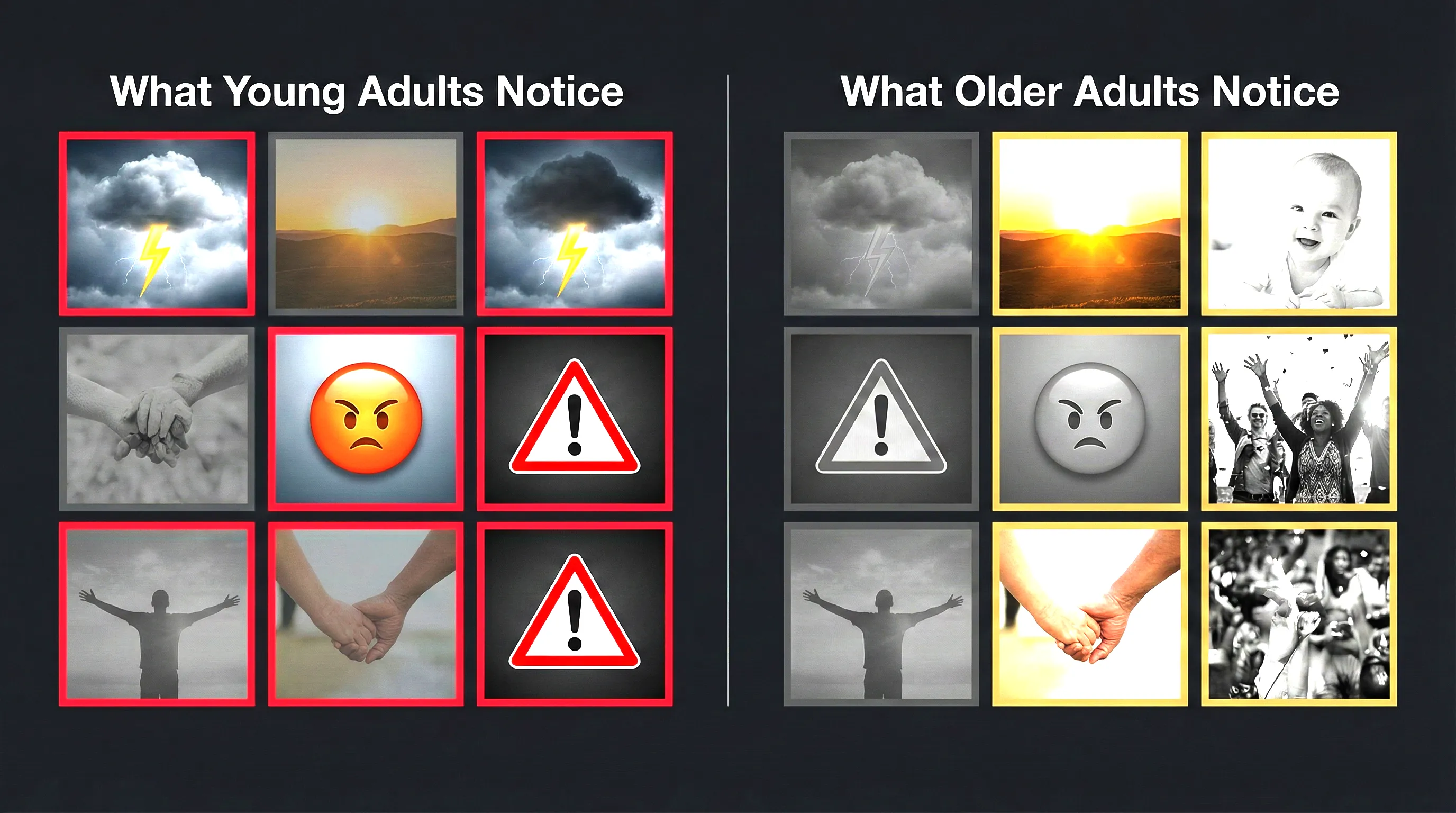 How the positivity effect works in the aging brain