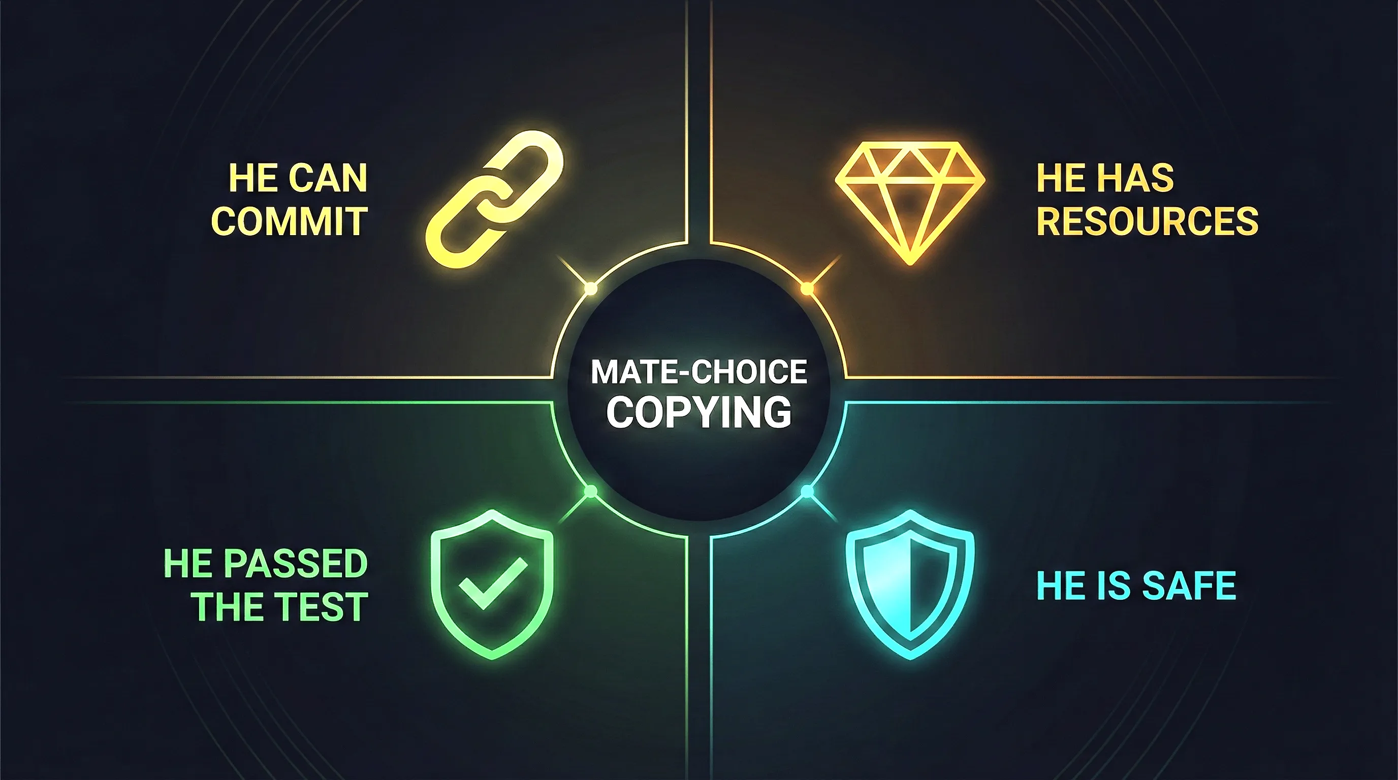How mate-choice copying works as a brain shortcut for evaluating partners