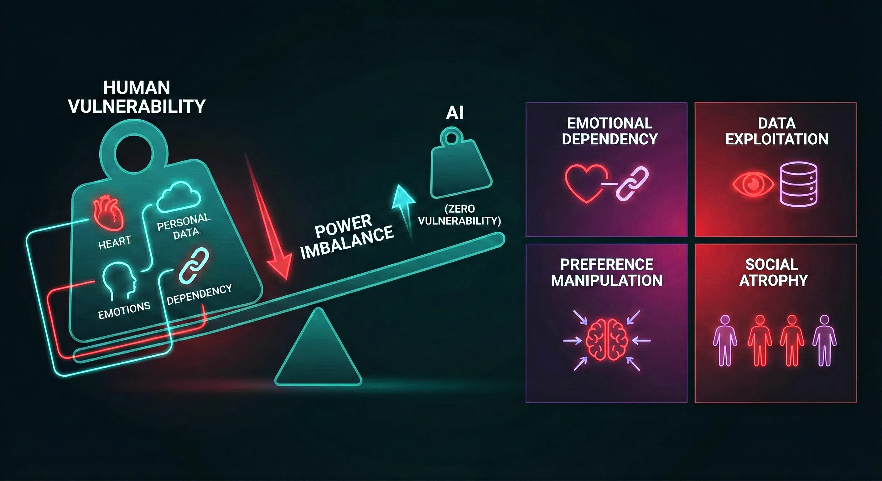The trust trap of one-sided AI relationships