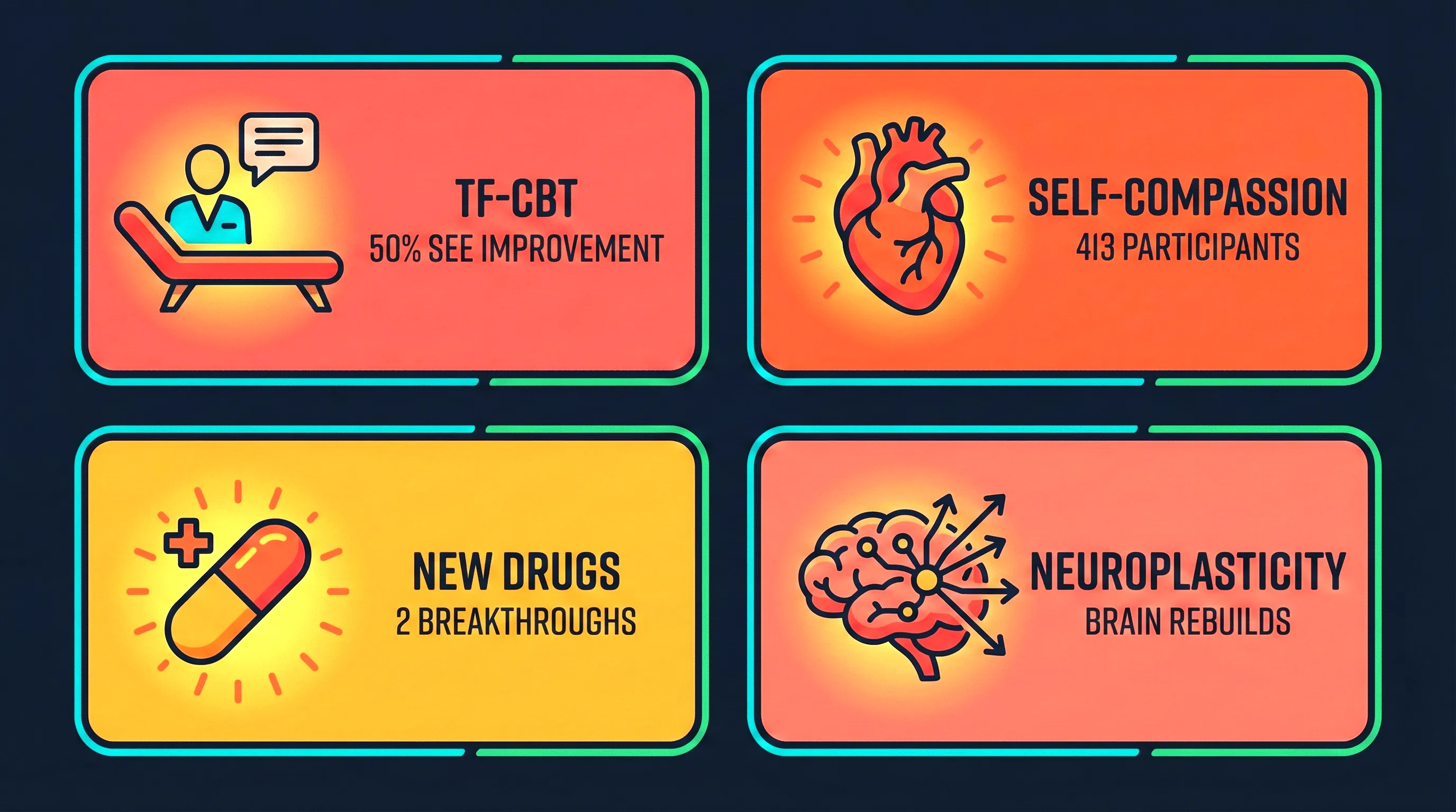 Evidence-based trauma healing approaches supported by 2025 research