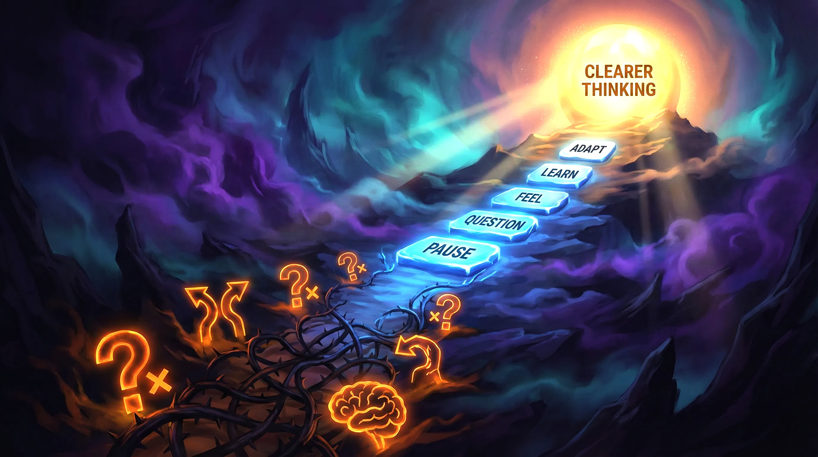 Steps to clearer thinking